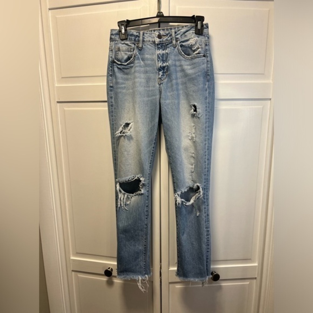 Hidden Distressed Jeans Size Women’s 24 Color Blue
